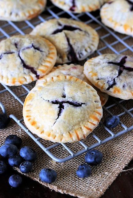 Mini Blueberry Pies Image