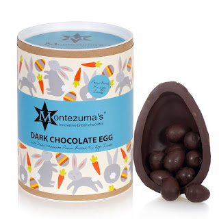 montezumas dark chocolate egg with peanut butter eggs