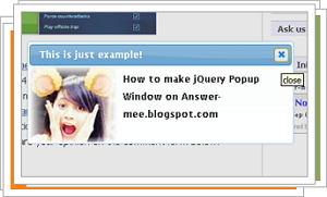 How to Make jQuery Popup Window?