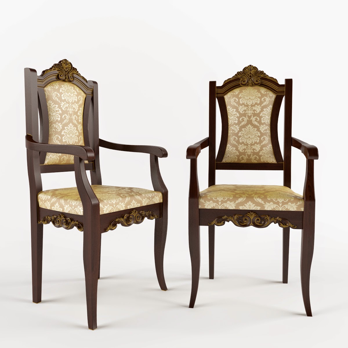 вращающиеся стулья в классическом стиле