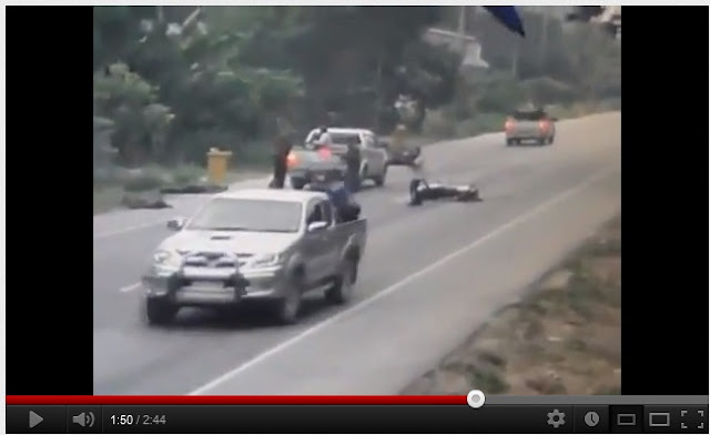 Video Pejuang Islam Tembak Tentera Thailand Atas Motor