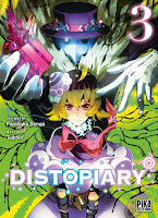 Notre critique du tome 3 de « Distopiary » Distopiary, Manga, Critique Manga, Pika Edition, Tellmin, Fumitaka Senga,