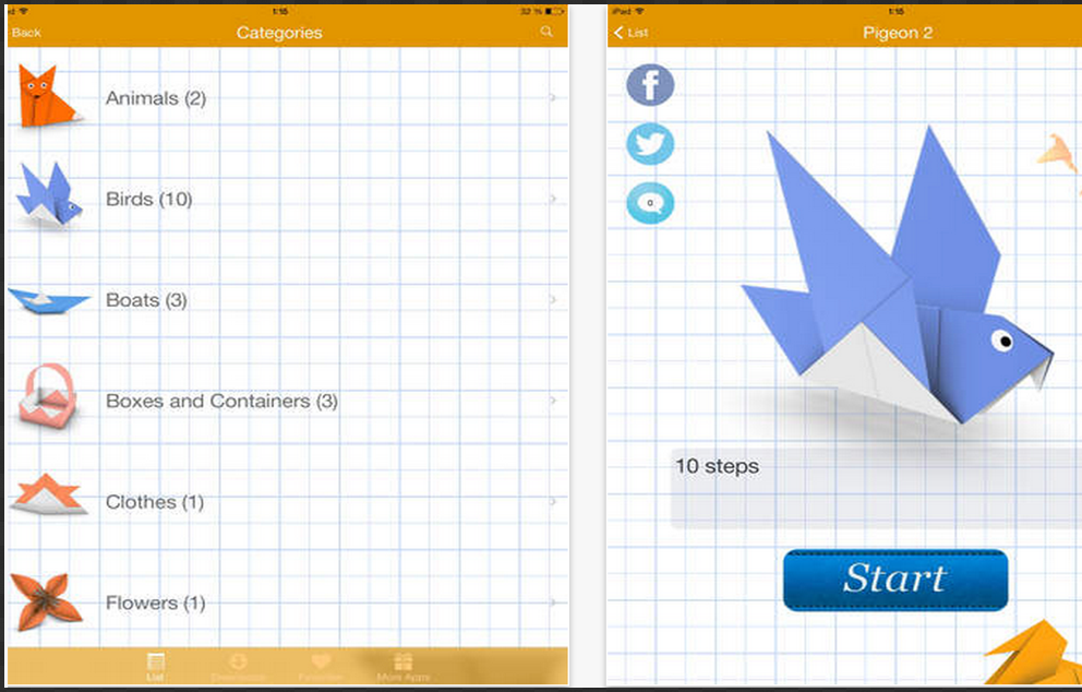 4 Good iPad Apps to Help Kids Create Beautiful Origami Educational Technology and Mobile Learning
