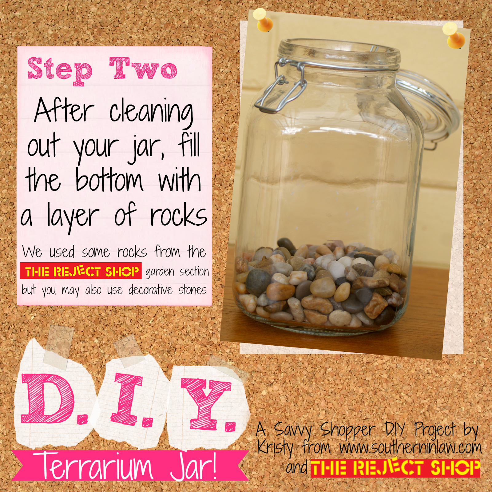 How to Make a Terrarium Jar on a Budget - Simple Weekend Projects - Dollar Store Craft Projects for Kids