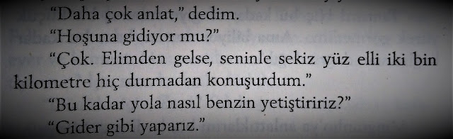 sekiz yüz elli iki bin elimden gelse seninle sekiz yüz elli iki bin kilometre hiç durmadan konuşurdum