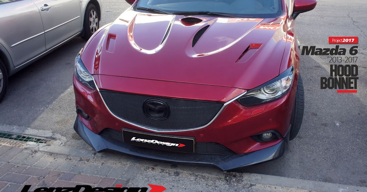Mazda 6 GJ 2013-2018 Hood / Bonnet Lenzdesign Bodykit & Spoilers