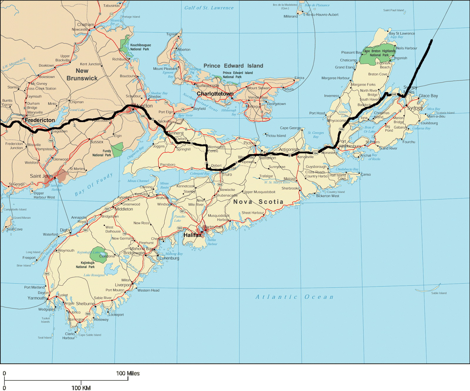 The Atlantic to Pacific 2011 road trip with my Shadow Port aux Basques