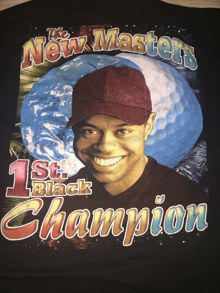 Vintage T Shirt Vintage Tiger Woods Shirt 90 S Rap Hip Hop Golf Hipster
