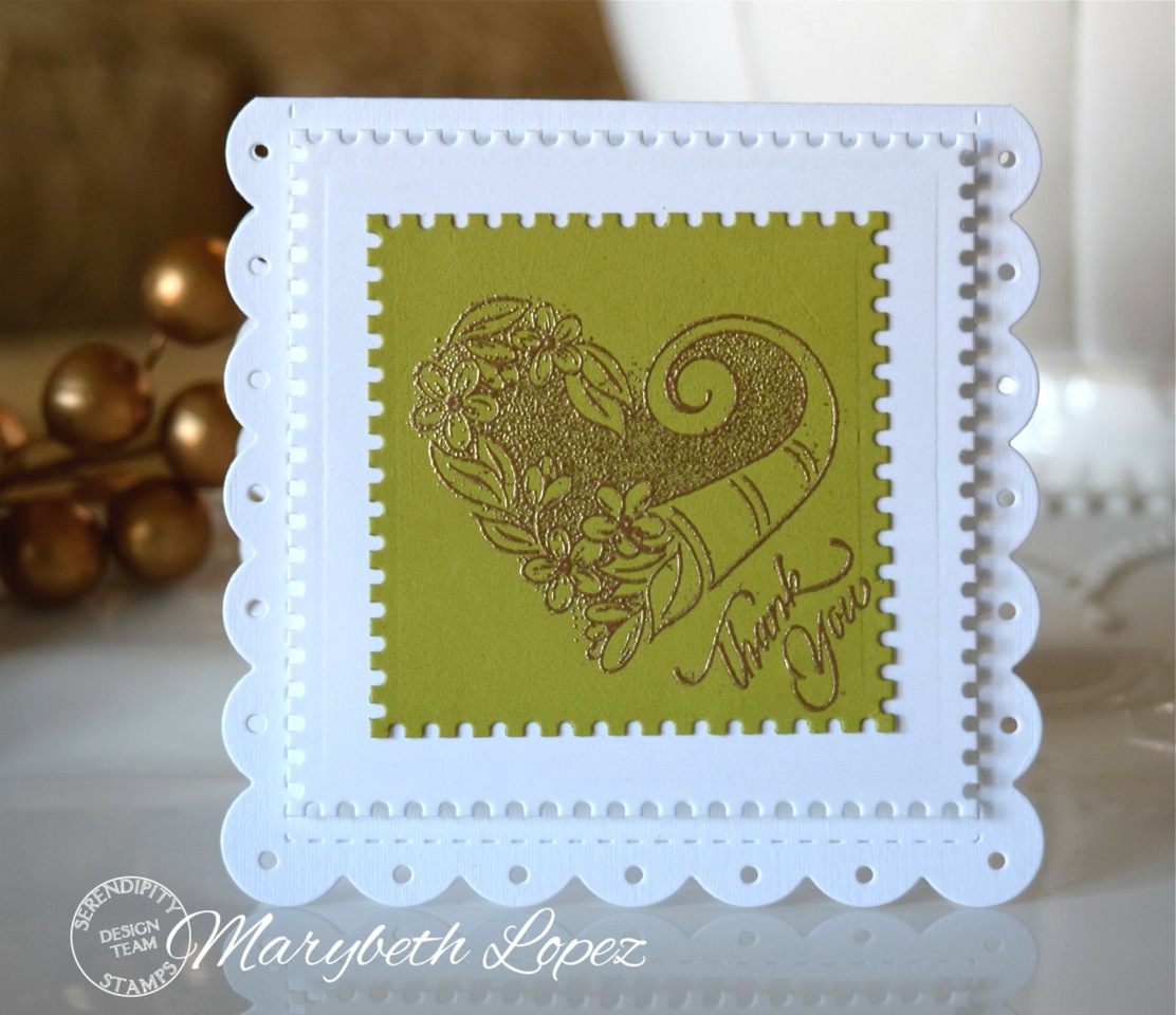Marybeth’s time for paper: Embossed Thank You Cards