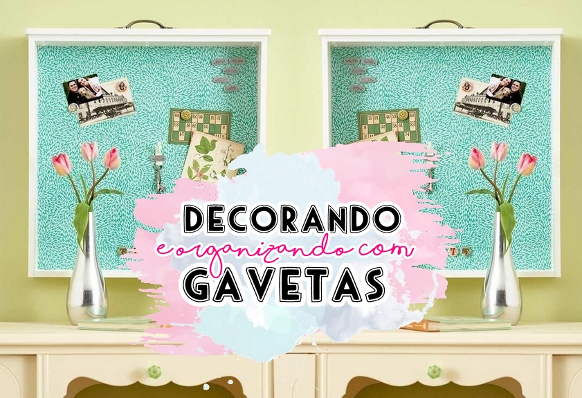 Foto reprodução: Pinterest Reaproveitando gavetas na decoração.