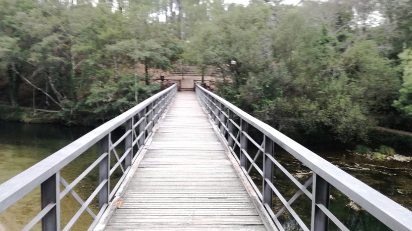 Ponte Pedonal sobre a Ribeira da Caia