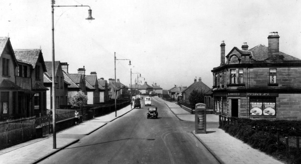 Tour Scotland Old Photograph North Road Bellshill Scotland