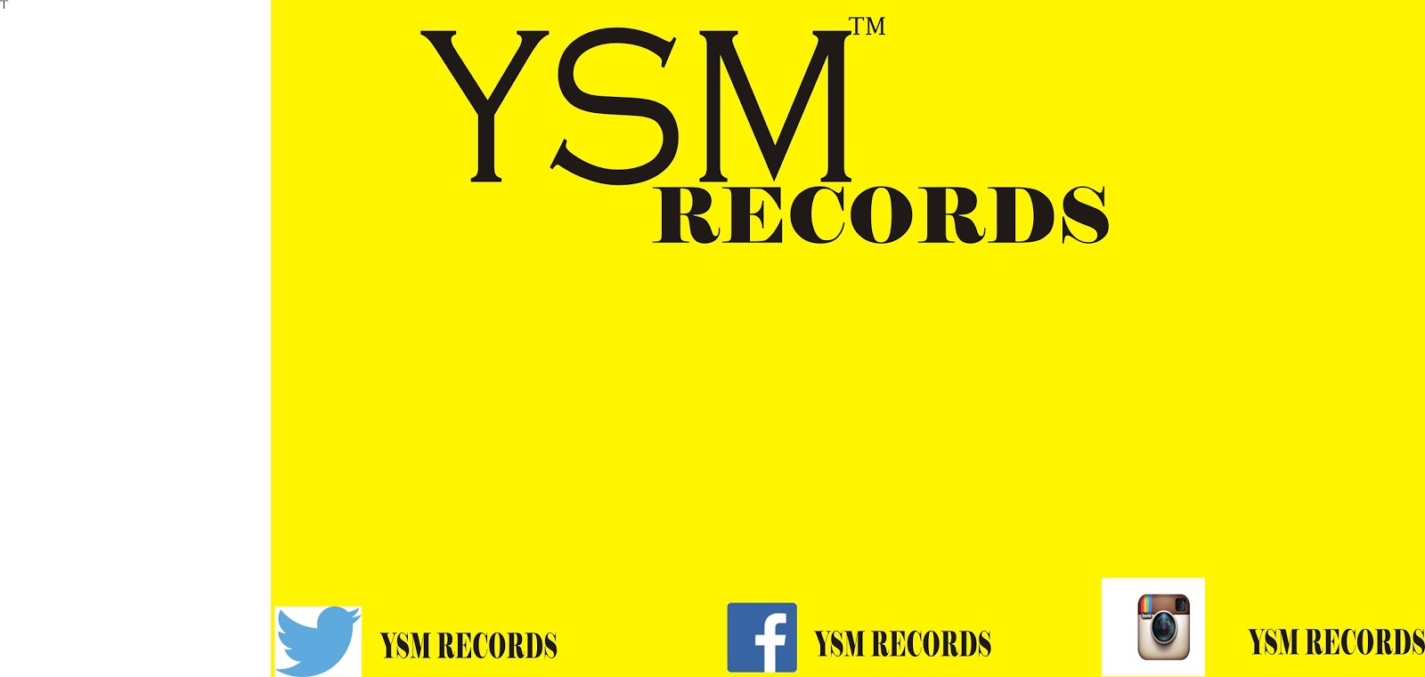 YSM RECORDS: our new logo