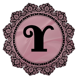 Abecedario en Monograma Rosa.