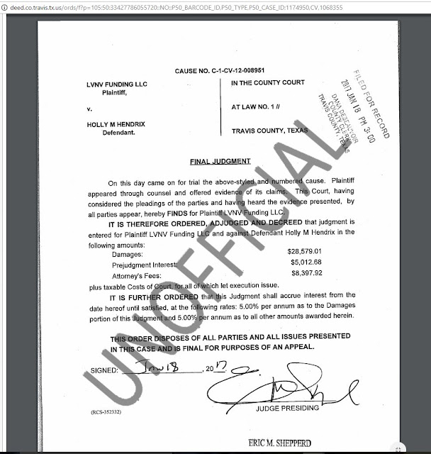 Consumer Debt Litigation (mostly Texas) LVNV Funding agrees to