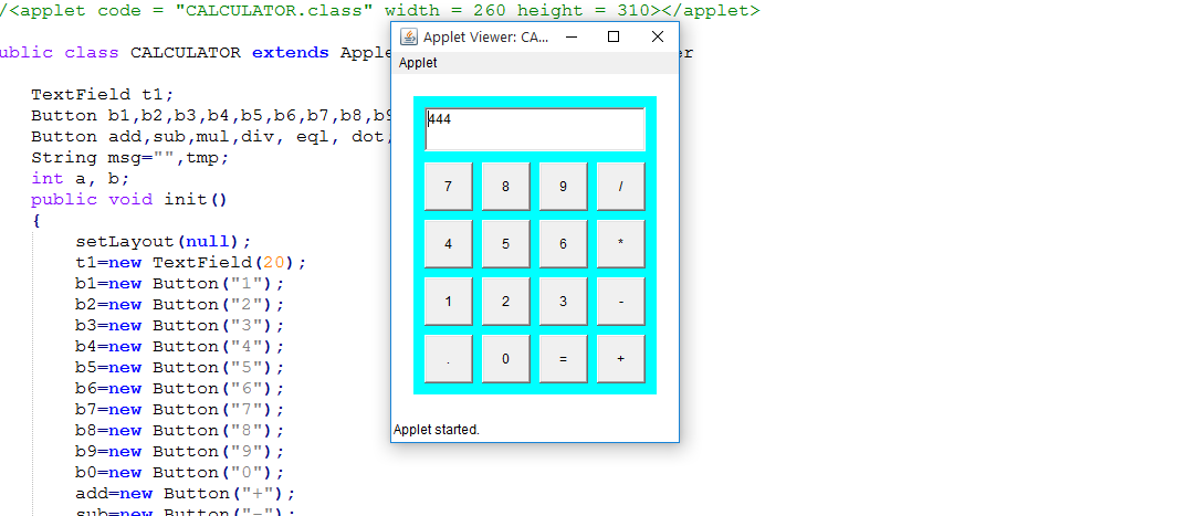 Calculator Program Java Using Netbeans