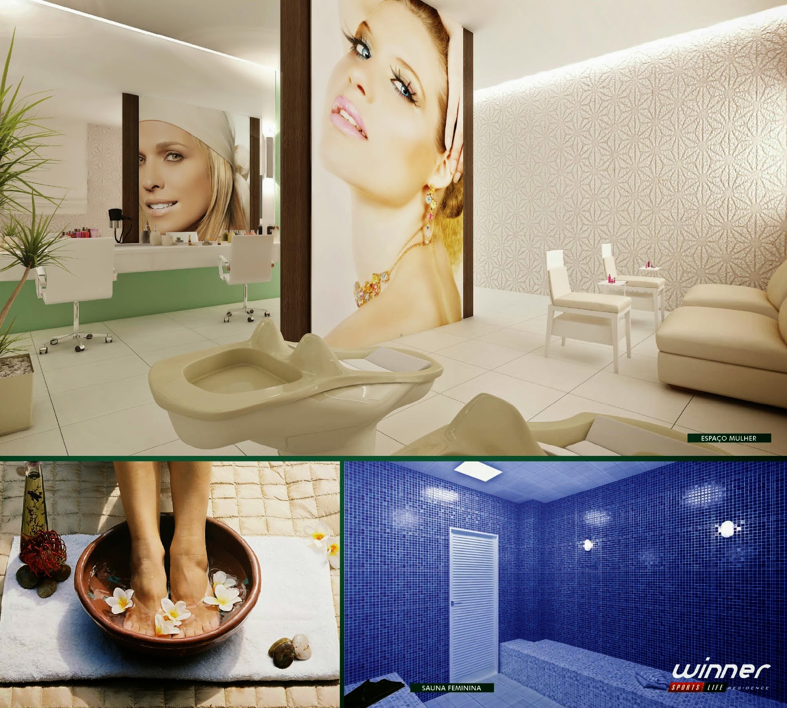 WINNER SPORTS LIFE RESIDENCE 3Q de 75m² / 2Q de 63m² / 1Q de 43m³