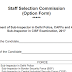 Sub-Inspector in Delhi Police CISF Examination 2017 Option Form