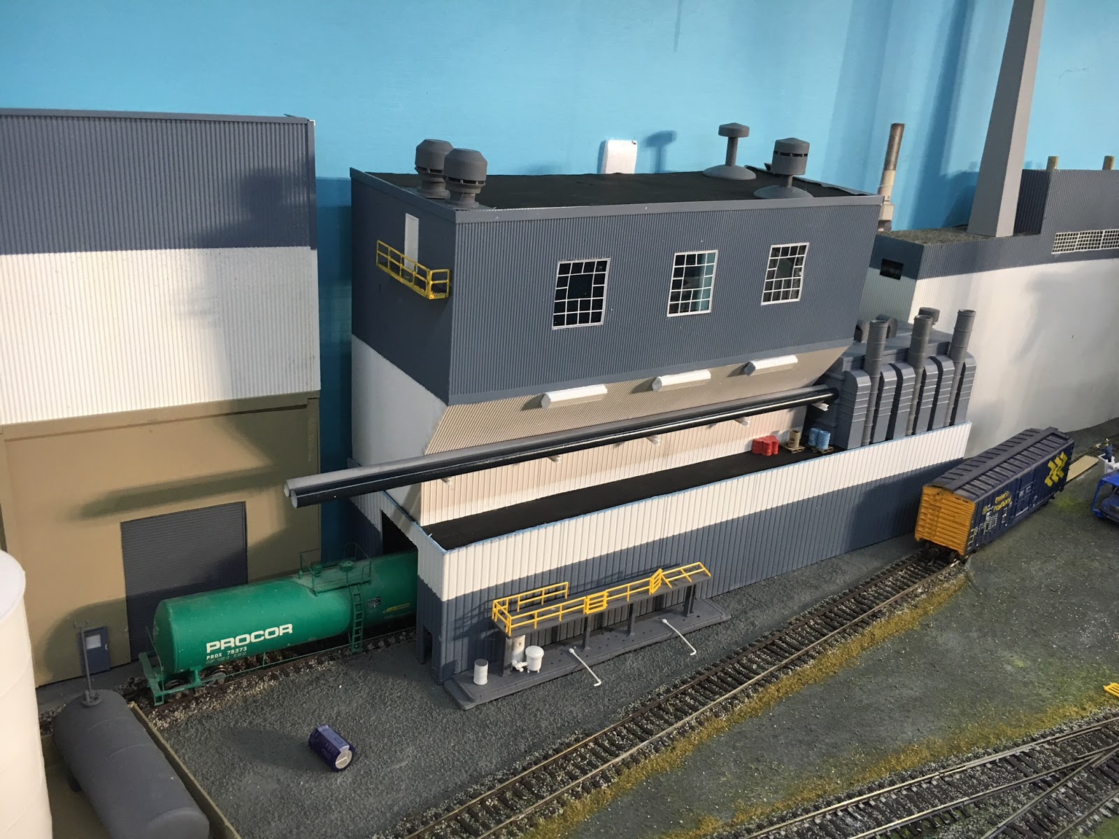 An Ontario Model Railroad in HO Scale Modeling a Paper Mill Part 4.2