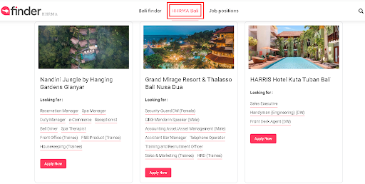 Dengan HHRMA Bali Mencari Kerja Perhotelan Jadi Mudah