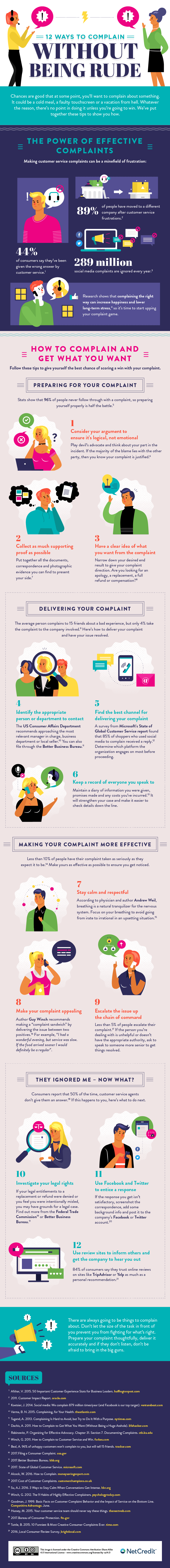 12 Ways to Complain Without Being Rude - #infographic