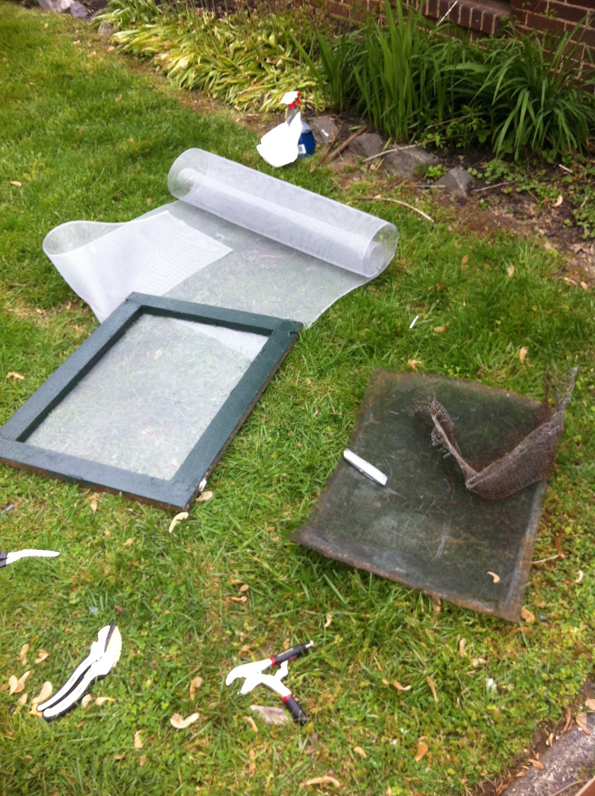 Our 'New' To Us 1910 Foursquare Home DIY basement window screens