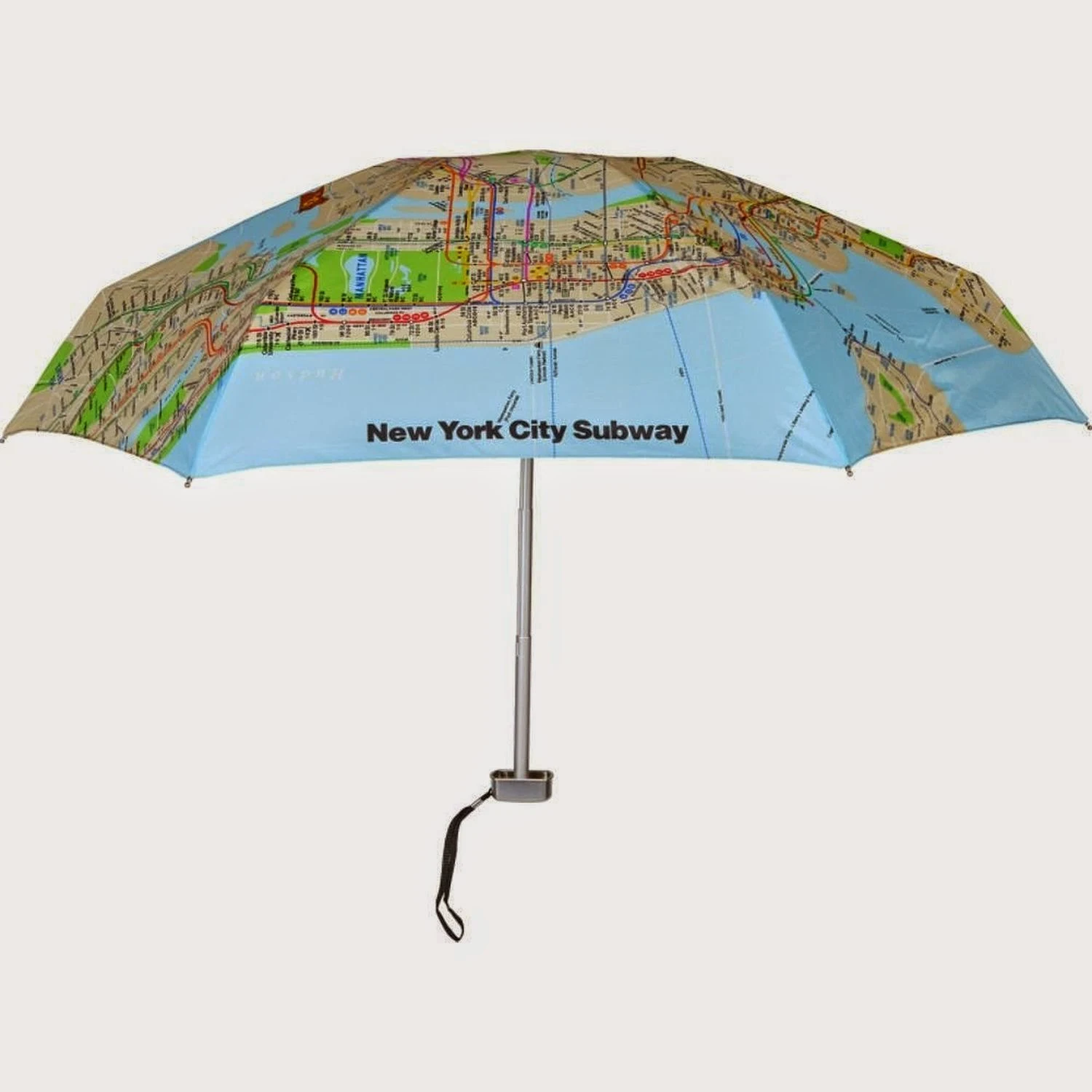 مظلة بها خريطة