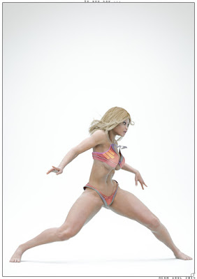 3d Models Art Zone - AlphaKini Bundle - AlphaKini Genesis 2 Nainen (s), AlphaKini Future, Contemporary ja Fantasy