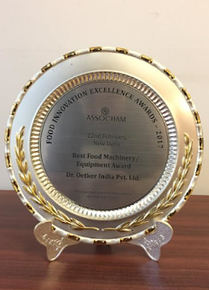 Dr. Oetker India honoured with ‘Best Food Machinery/Equipment Award’ by ASSOCHAM Dr. Oetker India honoured with ‘Best Food Machinery/Equipment Award’ by ASSOCHAM