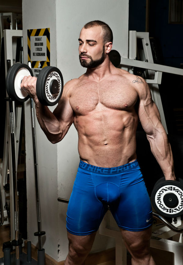 Marco Da Roit Shirtless by Roberto Chiovitti