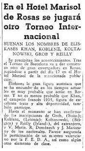 Artículos en El Mundo Deportivo de 1935