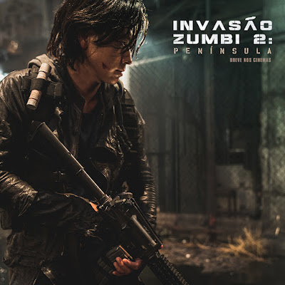 Invasão Zumbi 2: Península ganha trailer oficial e fotos Novo personagem do filme Invasão Zumbi 2: Península com uma arma na mão