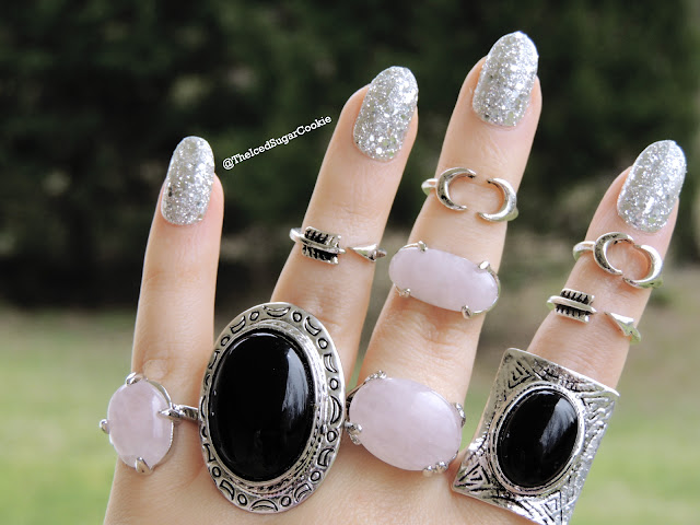 Pink Sugary Lemonade Rings By The Iced Sugar Cookie Boho Midi Rings, Silver Boho Midi Rings, Black Fashion Rings, Statement Rings, Bohemian Rings, Coachella Rings, Tribal Rings, Hipster Rings, Hippie Rings, Indian Rings