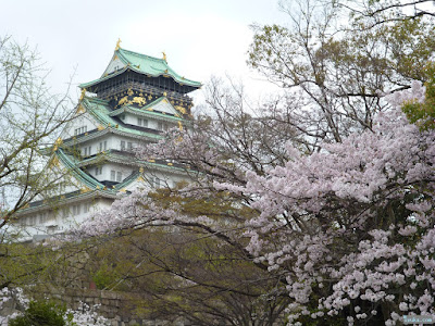 大阪城と桜 大阪城と桜