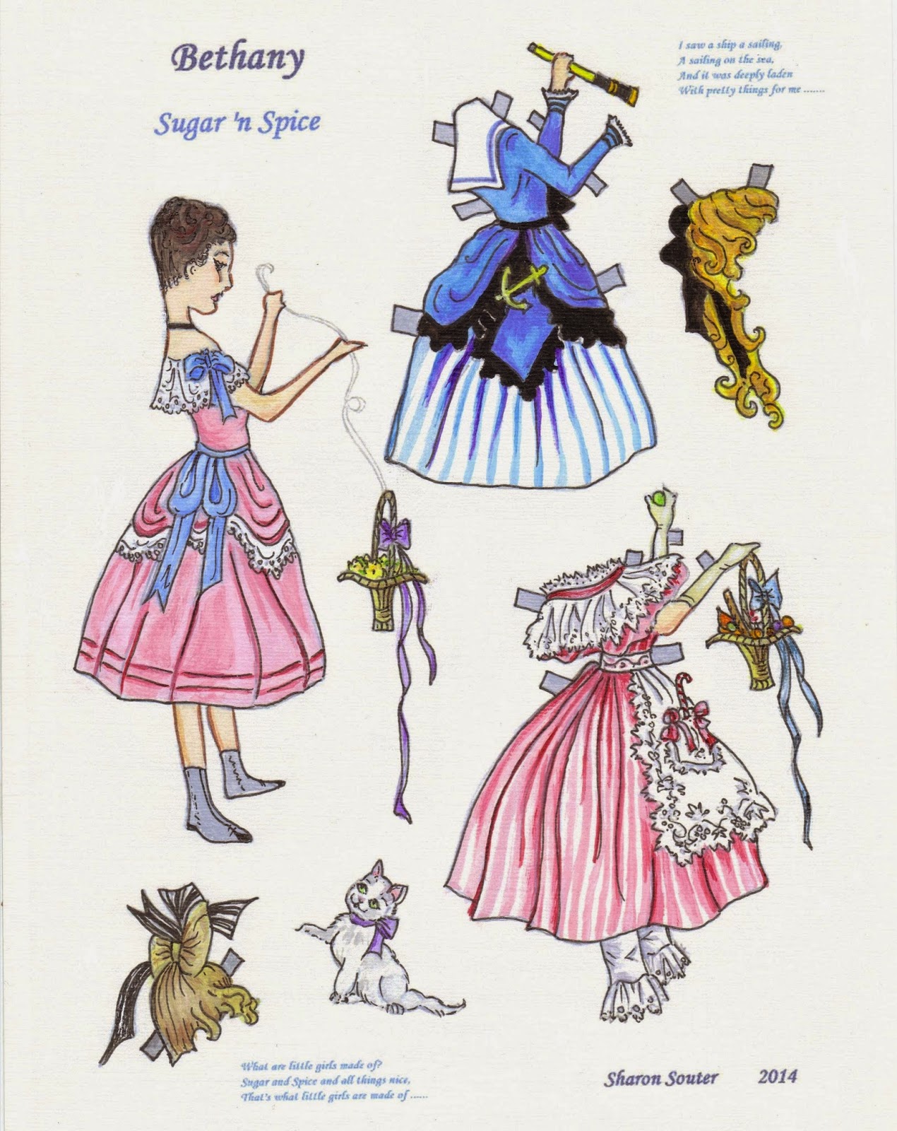 ☆Sharon's Sunlit Memories☆ Bethany Made for the Annual Paper Doll