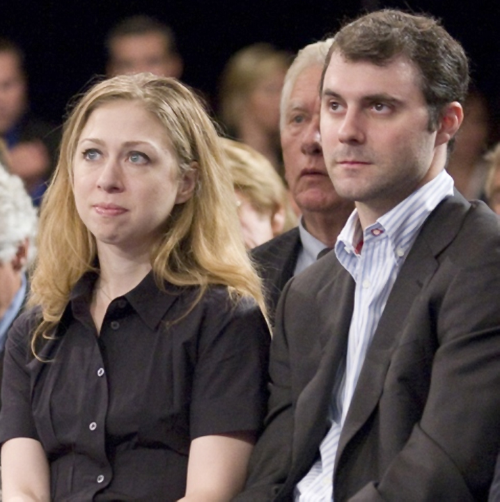 Chelsea Clinton And Husband.
