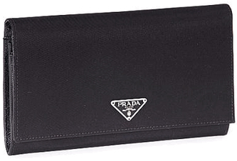 100% AUTHENTIC BRANDS: Prada Wallet Large Tessuto Nylon M608 Black $235