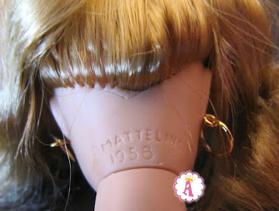 Barbie doll mold 1958