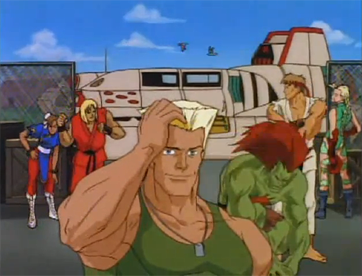 Personagens de Street Fighter foram figurantes de anime nos anos 90 e você  nem percebeu