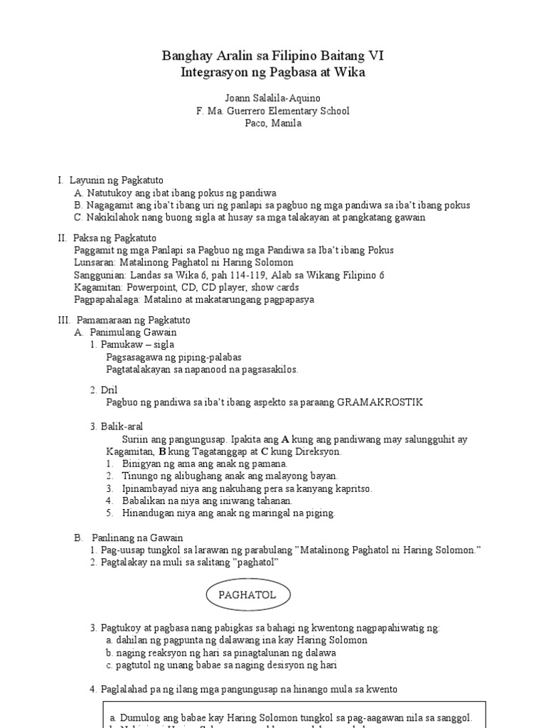 Semi Detailed Lesson Plan In Filipino 3 Layuninglipunan Www vrogue co Semi Detailed Lesson Plan In Filipino 3 Layuninglipunan Www vrogue co