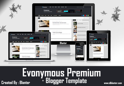 Evonymous, Template Premium Pertama Dunia Blanter