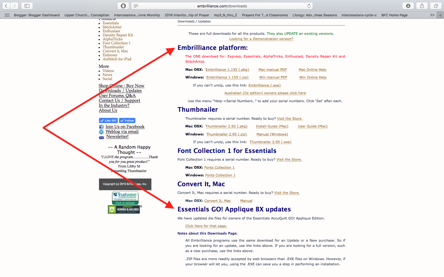 embrilliance essentials manual for mac