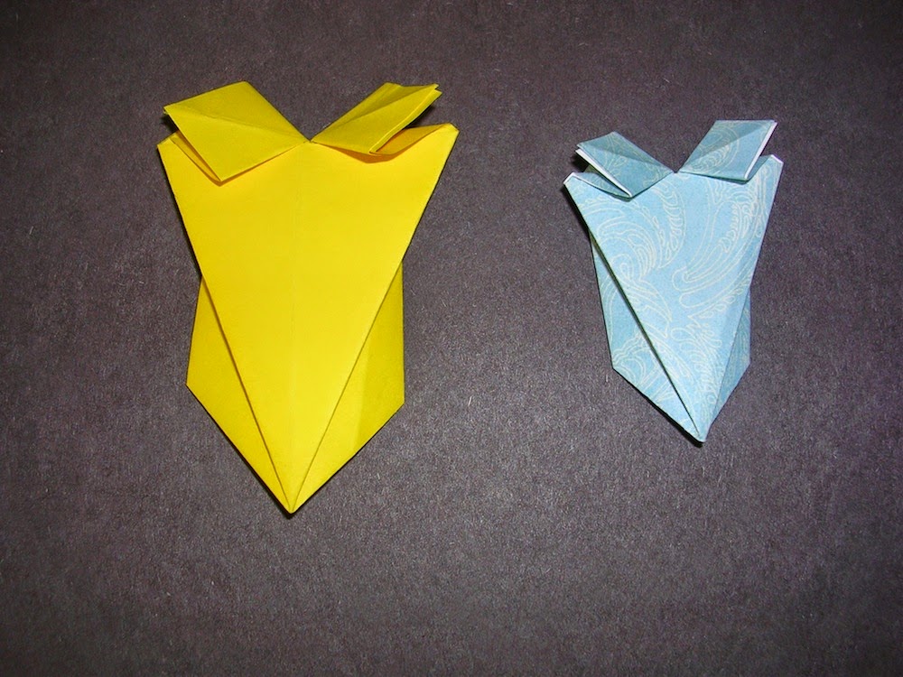 Origami Clothes Origami Instructions Art And Craft Ideas