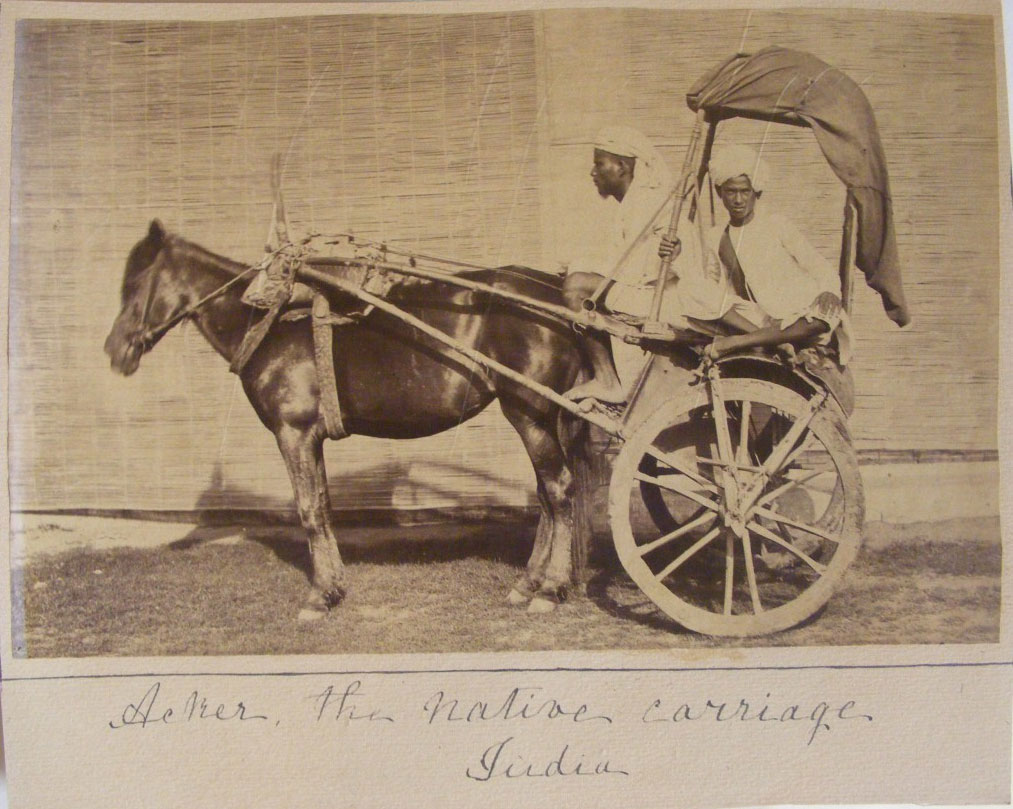 The Native Horse Carriage - India 1870's