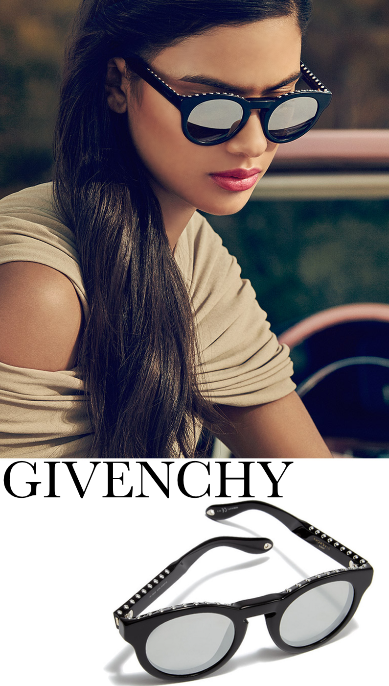 Givenchy 48MM Rounded Studded Acetate Sunglasses