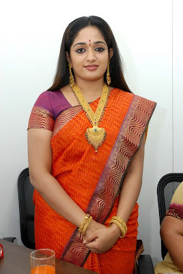 Kavya Madhavan Hot Saree Photos with Jewels