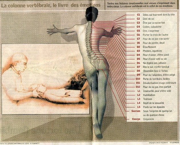 Par exemple, lorsque quelqu’un vit intensément la frustration, sans travailler dessus, il va finir par rencontrer fréquemment cette émotion qui se rejoue. Il vit avec et en fait une vérité personnelle en répétant des croyances du type : « Ce n’est pas pour moi donc je n’ose rien. » « Les choses faciles me sont impossibles ». « Si un bonheur m’arrive il va finir par disparaître ». Etc.