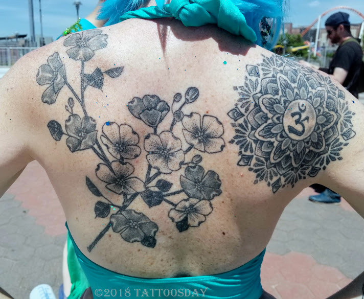 Tattoosday (A Tattoo Blog): Jackie's Beautiful Back Tattoos