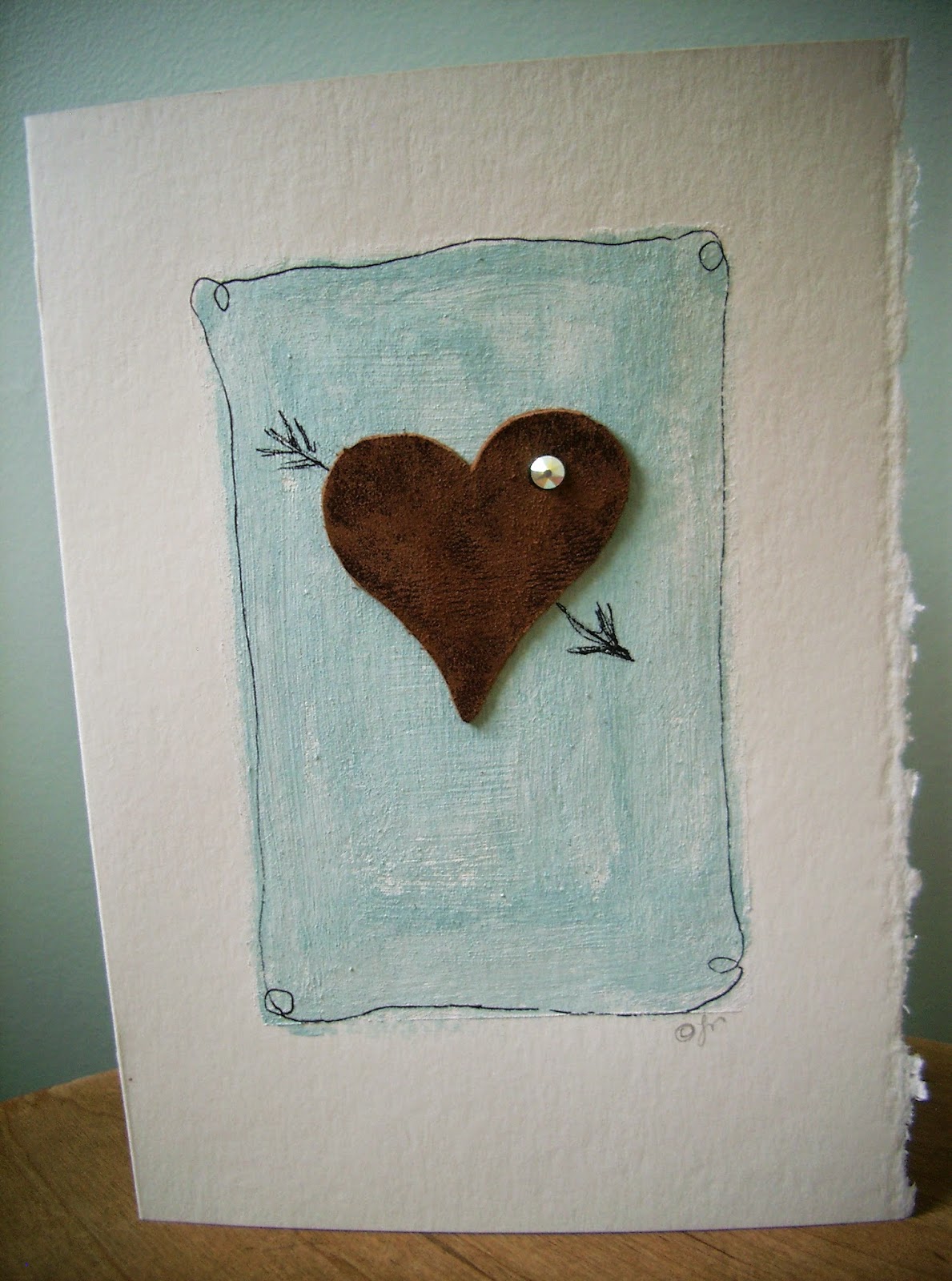 sweetheart card ©linda nelson 2015