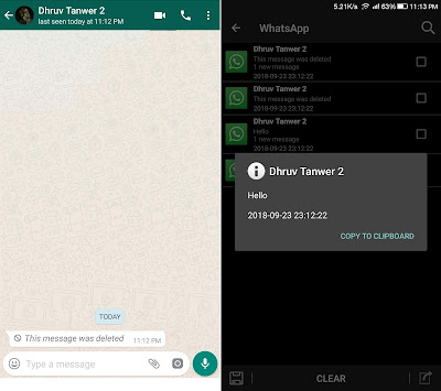 HOW TO SEE DELETED WHATSAPP MESSAGES ON ANDROID SMARTPHONE | SEE DELETED WHATSAPP MESSAGES 